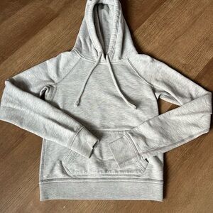 Abercrombie & Fitch Light Gray Women's Hoodie Sweater